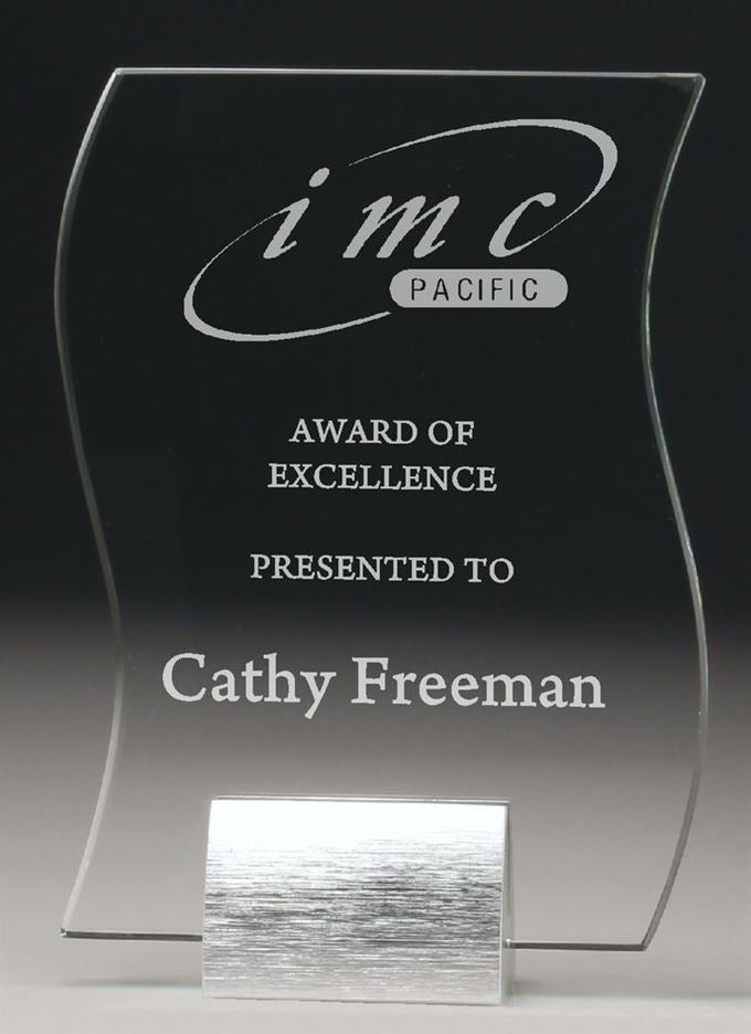 Glass Wave Metal Award