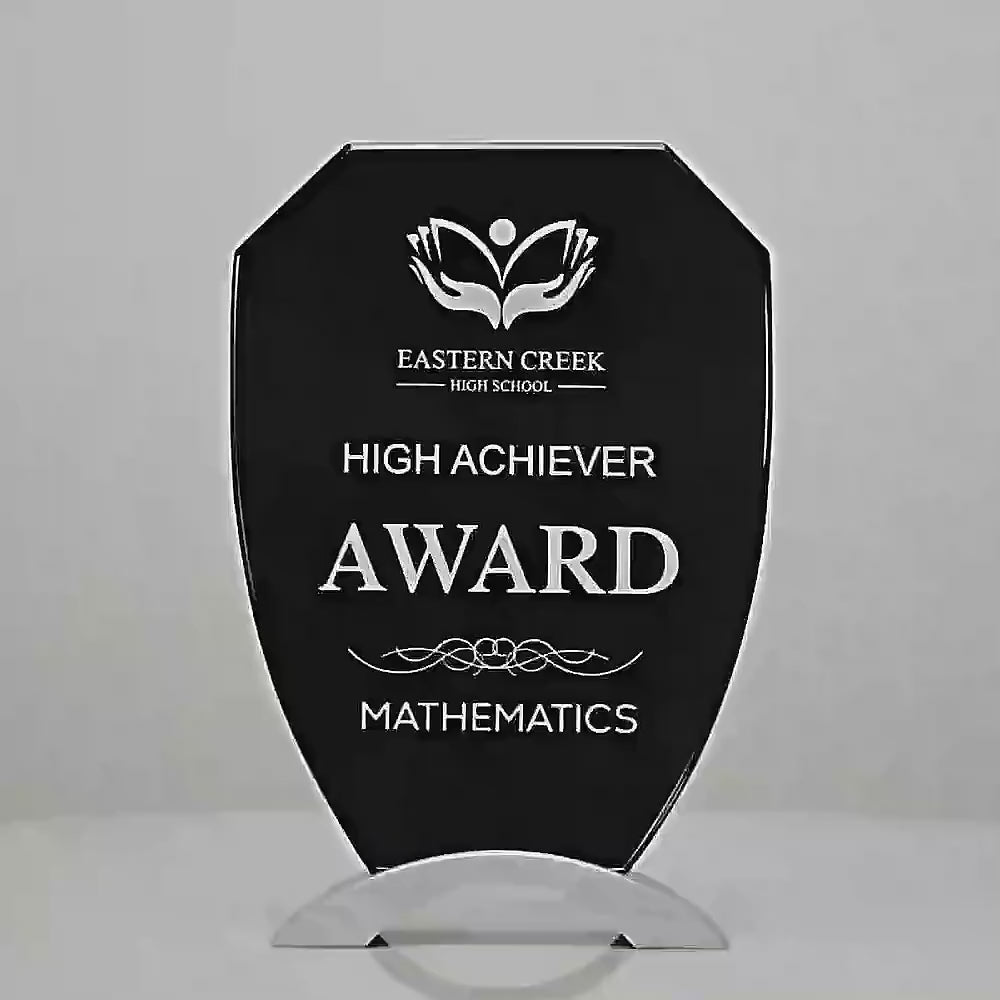 Black Volley Glass Award