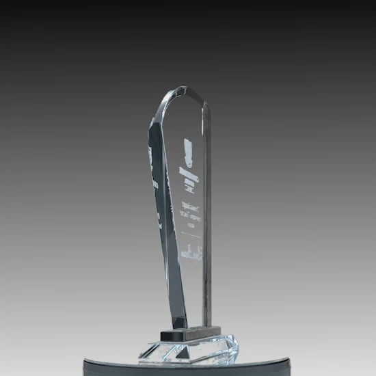 Black Dualliss Glass Arch Award