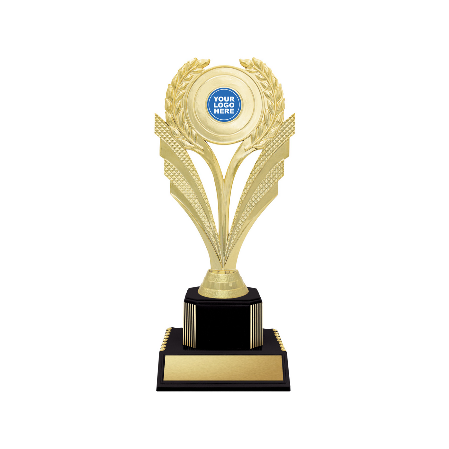 Black Gold Wreath Trophy