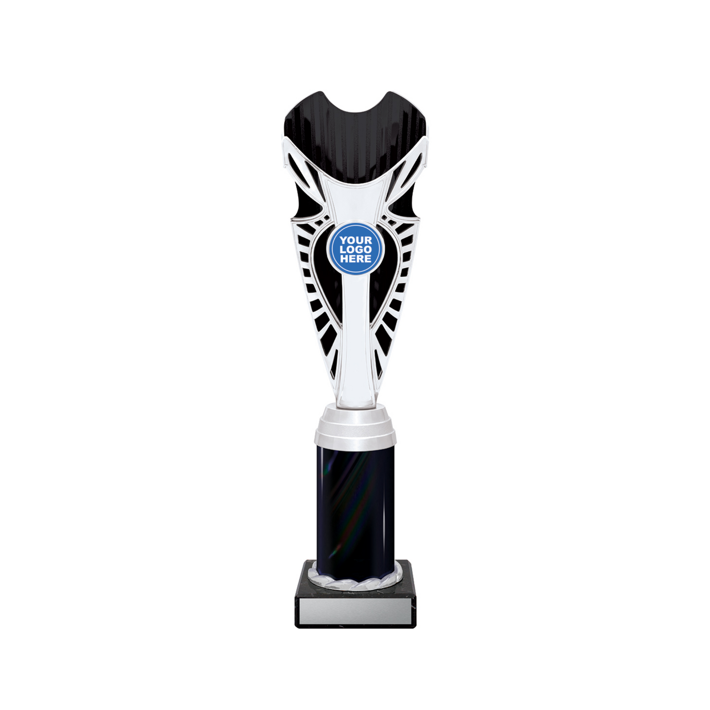 Silver Black Shine Trophy Cup
