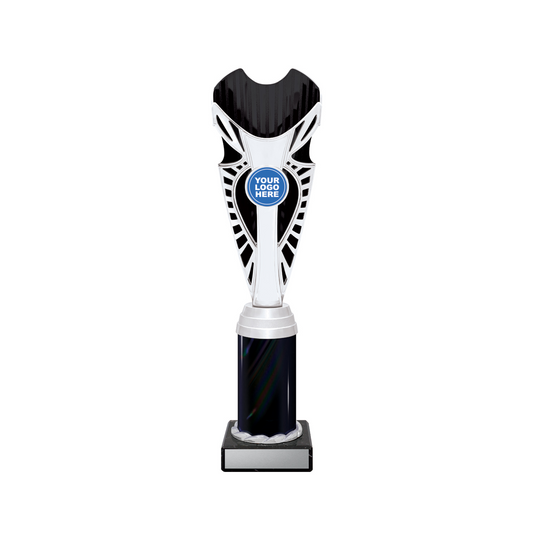 Silver Black Shine Trophy Cup