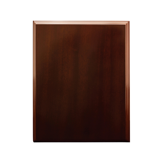 Small Walnut Timber Plaque