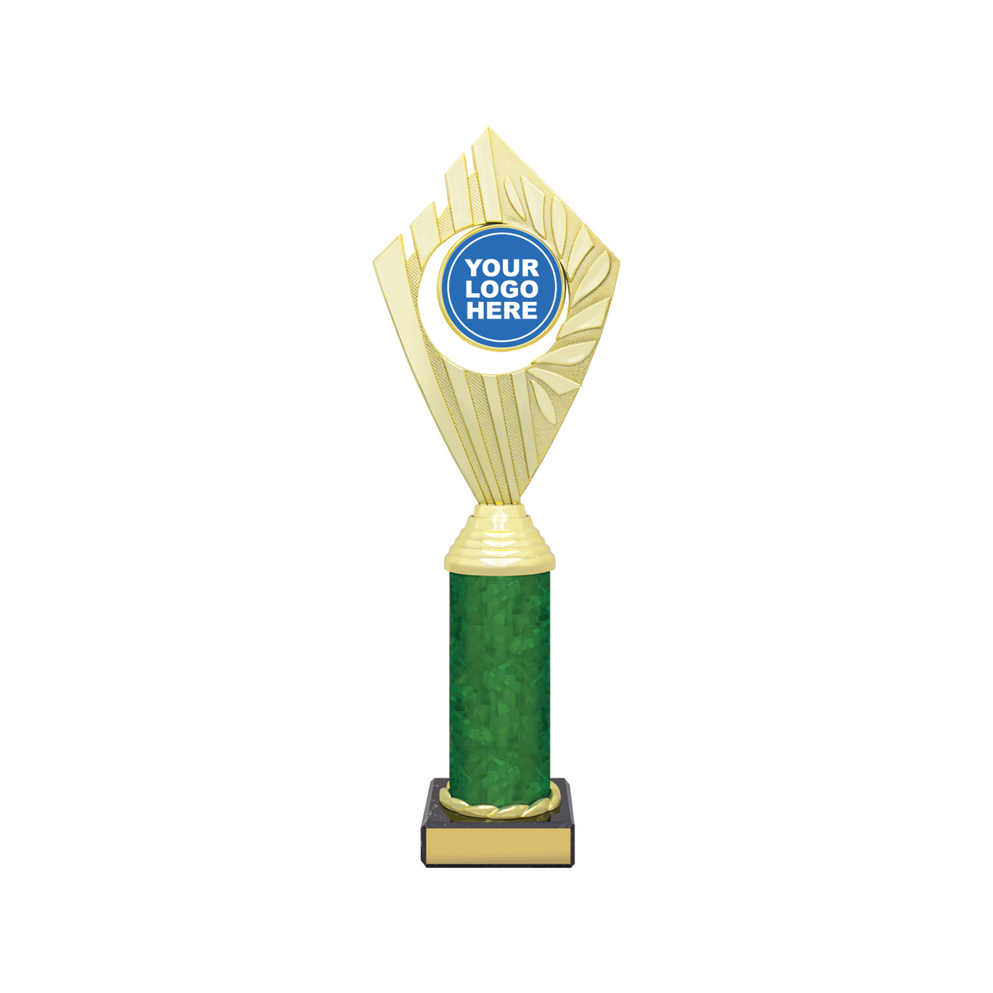 Gold Green Flyer Trophy