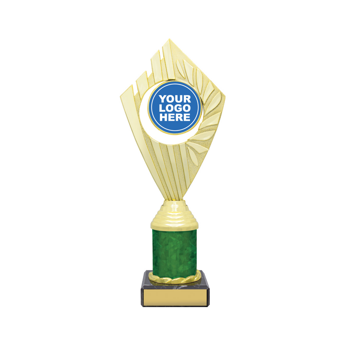 Gold Green Flyer Trophy