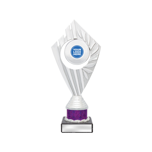 Purple Silver Flyer Trophy