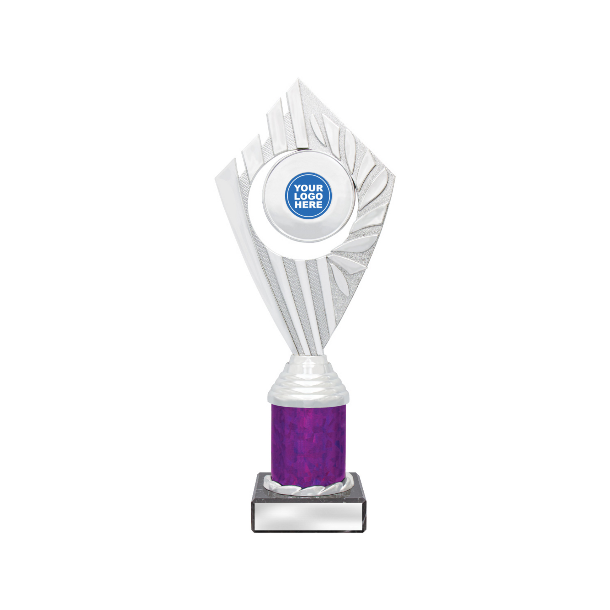 Purple Silver Flyer Trophy