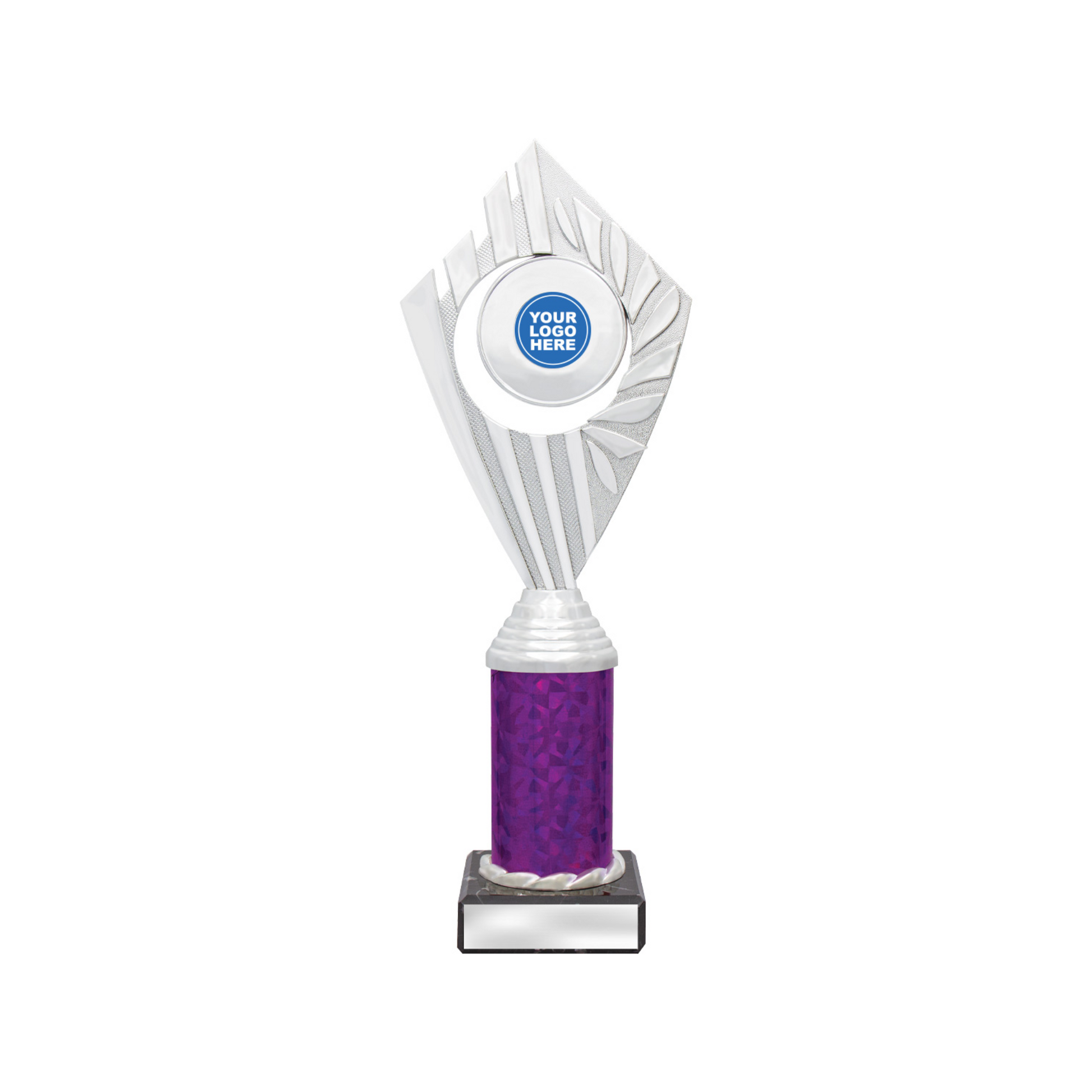 Purple Silver Flyer Trophy