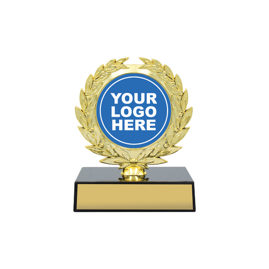 Gold Logo Wreath Timber Award