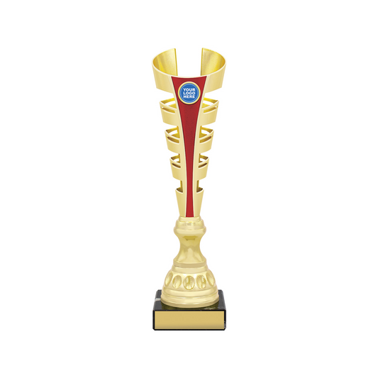 Gauntlet Trophy Red Gold Cup